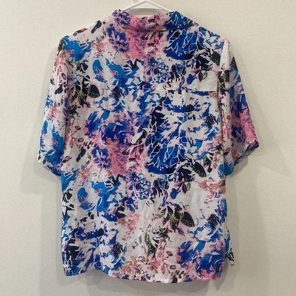 Colourful Abstract Button Up Shirt - Picture 8 of 12